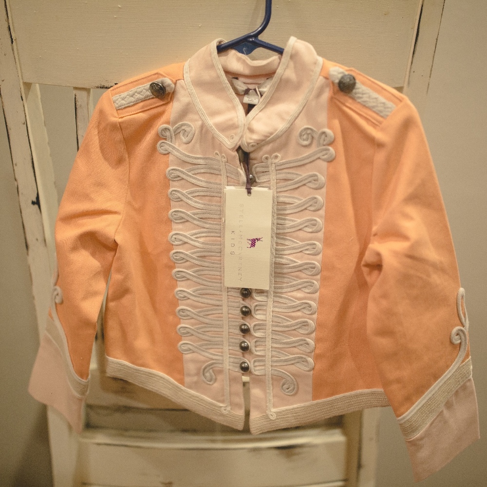 Stella McCartney Kids Band Jacket Unisex Peach